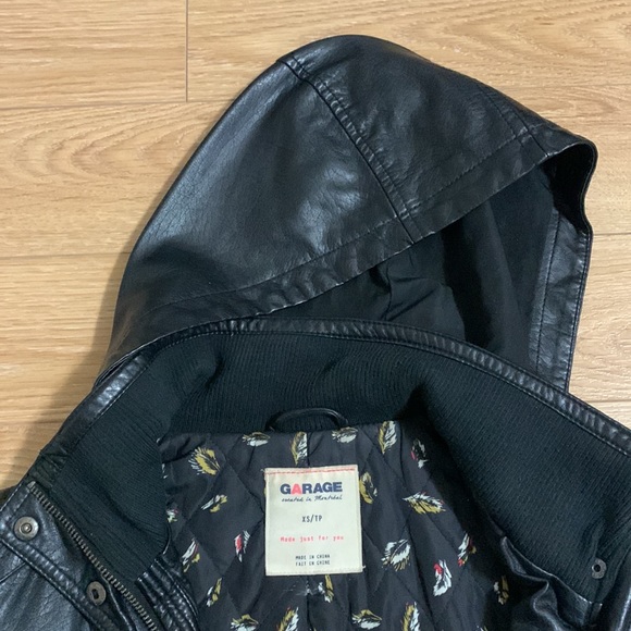 Garage Faux Leather Jacket - Picture 3 of 6